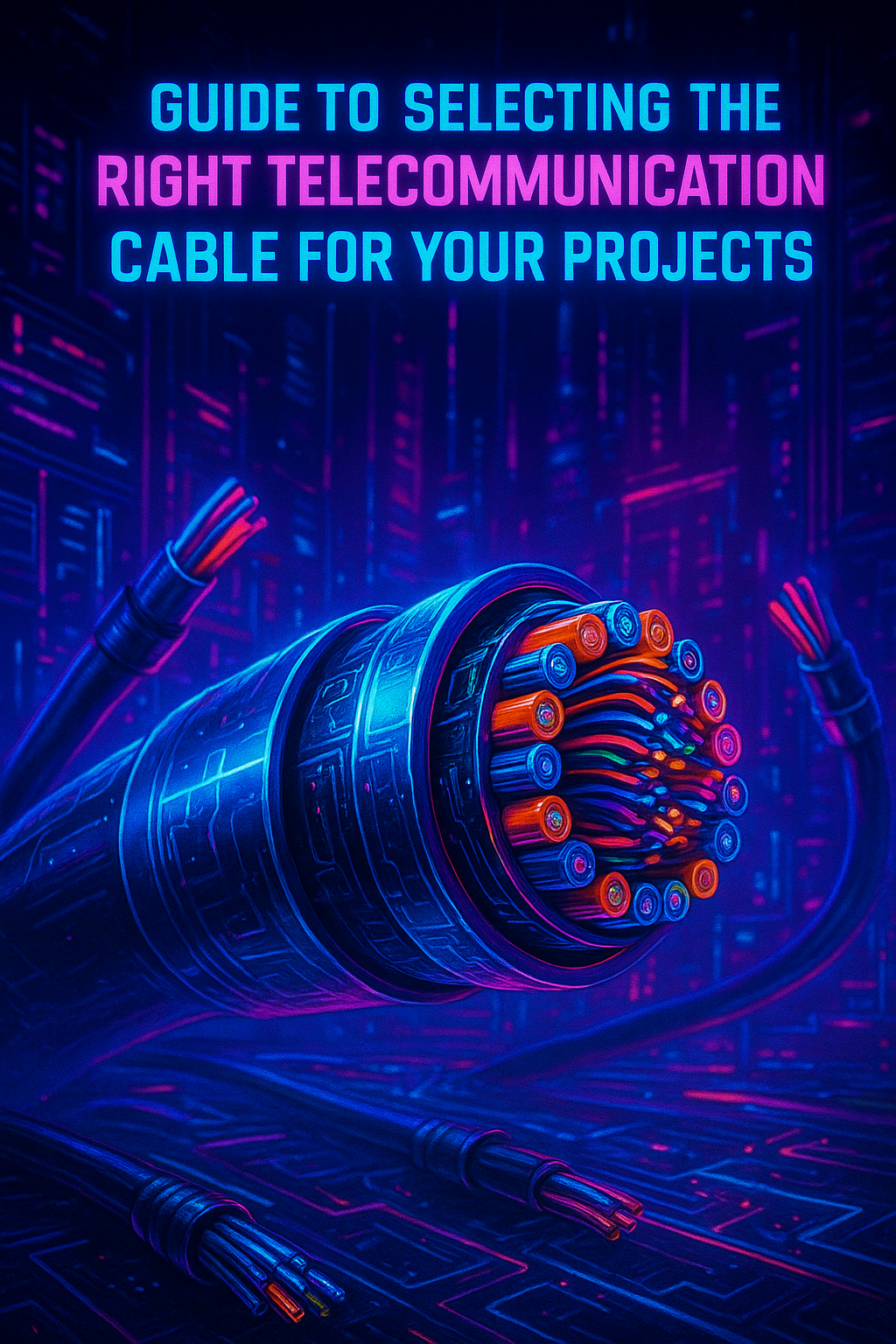 راهنمای انتخاب کابل مخابراتی مناسب برای پروژه‌های شما