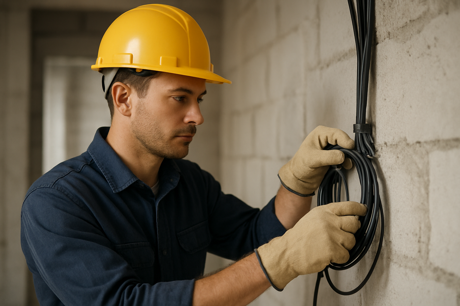 نصب کابل برق