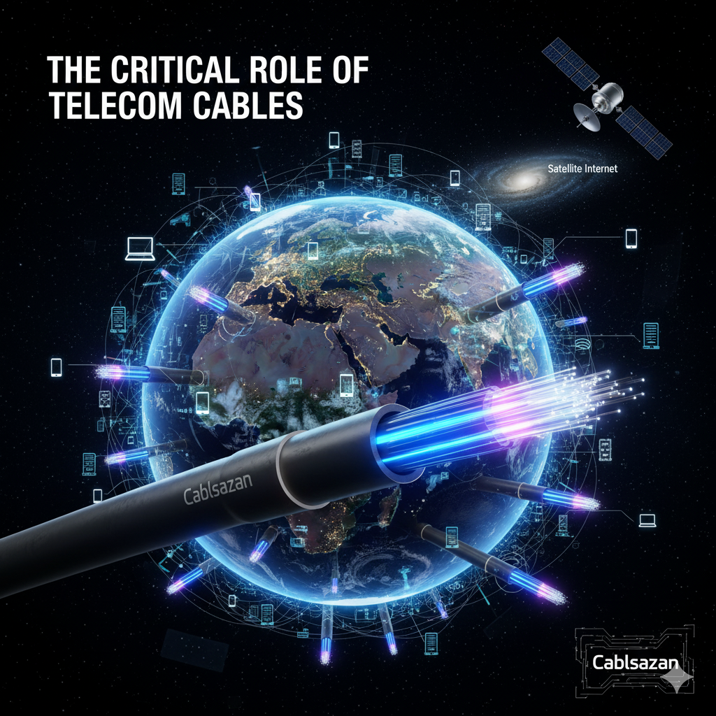 کابل‌های مخابراتی و نقش آن‌ها در شبکه‌های ارتباطی