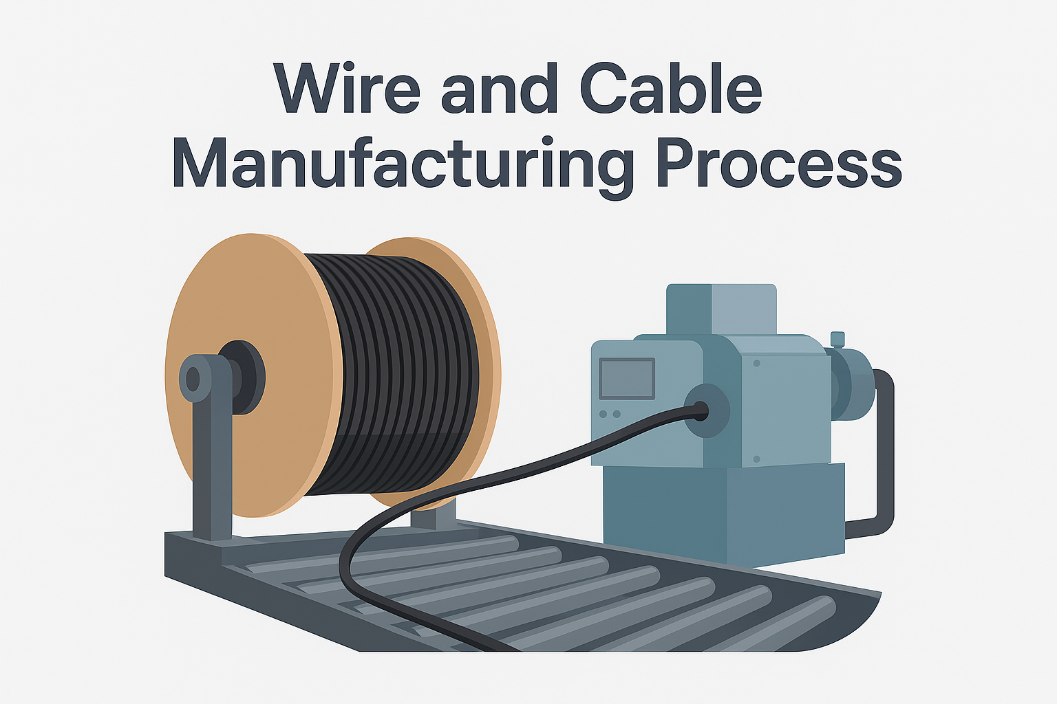 مراحل تولید سیم و کابل از مواد اولیه تا محصول نهایی مراحل تولید سیم و کابل از مواد اولیه تا محصول نهایی